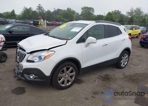 2016 Buick Encore Leather из США, поврежденный, VIN KL4CJGSB2GB747173